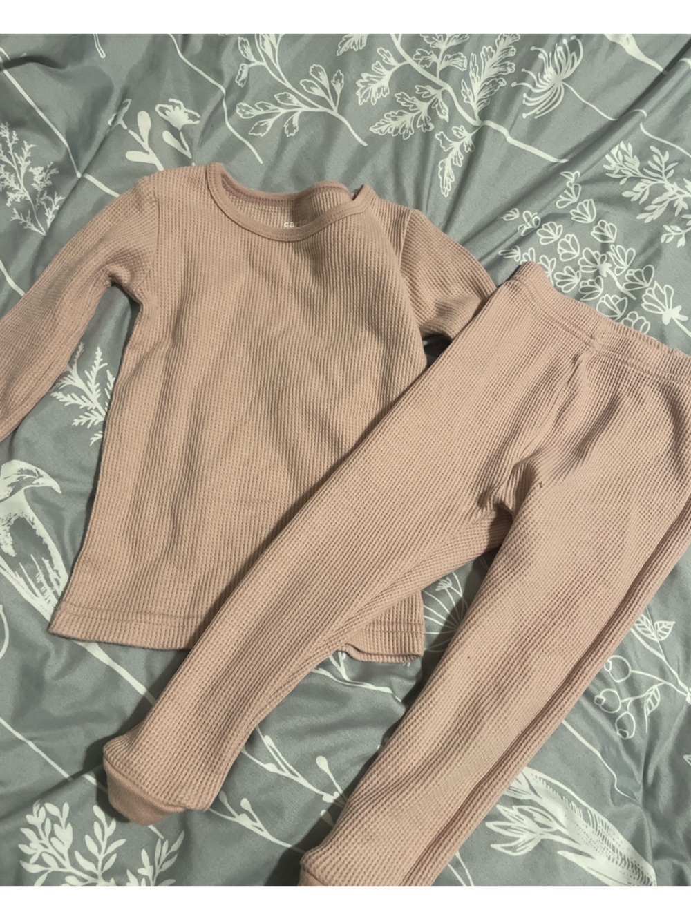 Carter's Ribbed Pajamas Set in Dusty Pink Baby Girl 18M